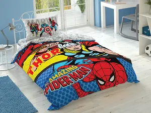 Disney Home - Детский комплект постельного белья Marvel Comics (лицензионный) Morhane