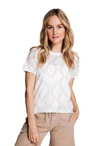 Женская футболка ZHRAHEL бежевого цвета ZHRILL