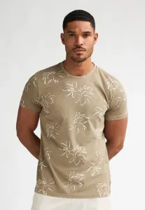 Футболка с графическим принтом по всей поверхности Petrol Industries, Light Tan