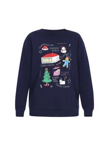 MyMo Женская толстовка темно-синего цвета