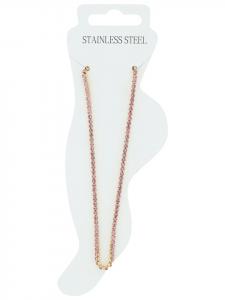 Adeliás Женский кулон из нержавеющей стали с золотой жемчужиной