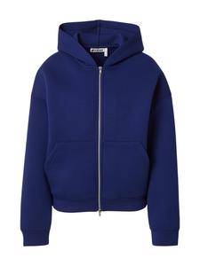 WEEKDAY Толстовка с молнией 'Scarlet' в темно-синем цвете