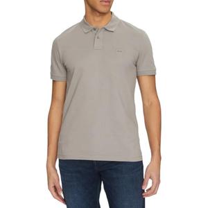 Серая поло для мужчин HUGO BOSS, серый