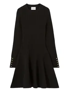 Расклешенное платье мини Claudie Pierlot, черный