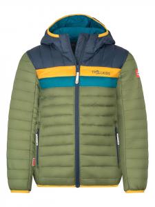 Trollkids Стеганая куртка "Эйкефьорд" цвета хаки