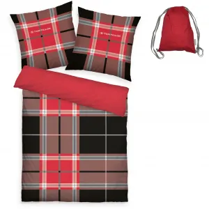 Двустороннее постельное белье Tom Tailor Home Эрик, rot-anthrazit