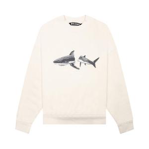 Свитер Palm Angels Shark Crew, Butter/Green