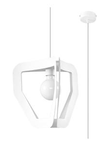 Подвесной светильник ISMAEL из белой стали, минималистичный лофт-стиль, светодиодная лампа E27, NICE LAMPS Nice Lamps