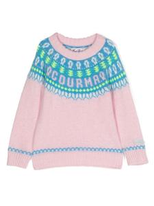 Mc2 Saint Barth джемпер Courma с узором, розовый