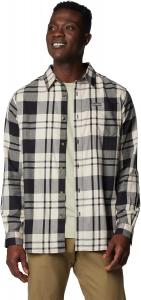 Рубашка Columbia Mens Vapor Ridge III с длинным рукавом, походная рубашка, Black Rivercrossing Plaid