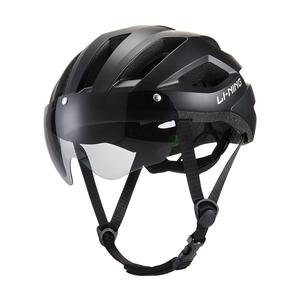 LiNing Шоссейный и горный велосипед Велошлем PC EPS Унисекс Полушлем Черный [Сертификация GB+Многослойная защита]