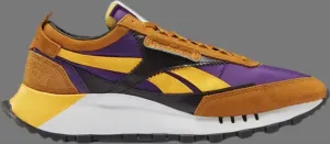 Кроссовки classic leather legacy 'rich ochre purple' Reebok, коричневый