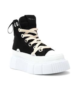 Skórzane кроссовки matilda холст высокие 23 Inuikii, черный