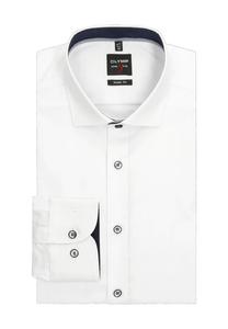 Деловая рубашка Level Five, облегающая, рукав 1/1, мужская OLYMP, белый