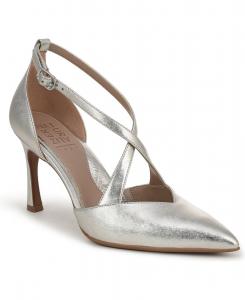 Женские туфли-лодочки Angelina с ремешками Naturalizer, Silver Metallic Leather