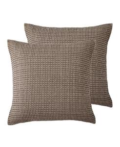 Декоративная подушка Delissa с бархатной вышивкой, 14 x 18 дюймов Levtex, коричневый