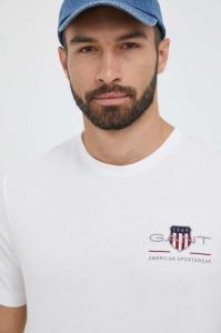 Футболка из хлопка Gant, белый