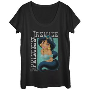 Футболка с изображением жасмина и плакатом Disney's Aladdin Juniors Licensed Character