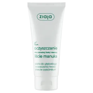 Ziaja Oczyszczanie Liście Manuka паста для глубокого очищения лица от черных точек, 75 мл