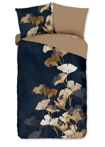 Пододеяльник Good Morning 200x200 + 2* 80x80 см - листья гинкго Muller Textil