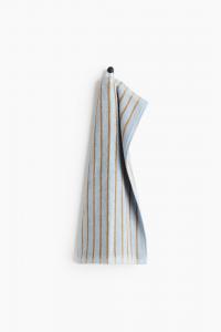 Полотенце H&M Striped For Guests, 30x50 см, голубой/бежевый