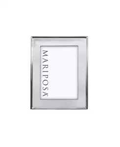 Широкая фирменная рамка, 5"x7" Mariposa, silver