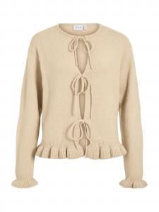 VILA Кардиган 'VICamma' вязаный, цвет Taupe