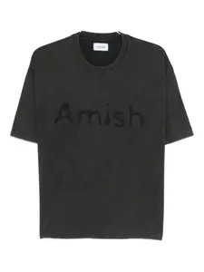 Футболка с логотипом Amish, черный
