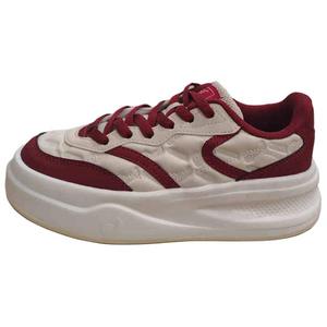 361° Скользостойкие износостойкие низкие кроссовки для скейтбординга Women's White Red