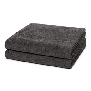 Полотенце для душа lifestyle набор из 2 шт Cawoe, темно-серый