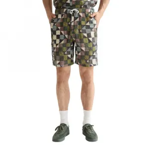 Шорты Scotch & Soda Fave2 Printed Tencel Regular Fit shorts, зеленый