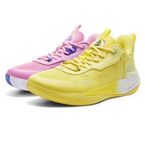 PEAK Баскетбольные кроссовки Taichi Ranger мужские, низкие, розовые/желтые