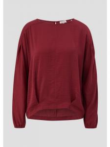 Блузка цвета 3877_рубиново-красный s.Oliver