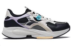 Кроссовки женские с низким верхом, черный/серый/фиолетовый 361°