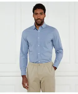 Рубашка из шамбре Regular fit Calvin Klein, синий