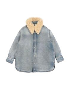 Джинсовая куртка для девочек Mm6 Maison Margiela, синий