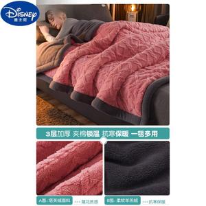 Disney Плед из искусственного меха 120x200 см, 3-слойный утепленный, цвет Sumei Gray, вес 1.3 кг