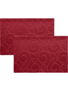 Erwin Müller Жаккардовые салфетки из смесовой хлопковой ткани, комплект из 2 штук, цвет Оберхаузен, рубиновый