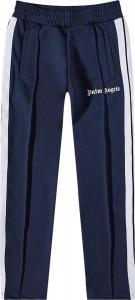 Брюки Palm Angels Slim Track Pants 'Navy Blue/White', синий