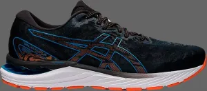 Кроссовки gel cumulus 23 4e wide 'black reborn blue' Asics, черный