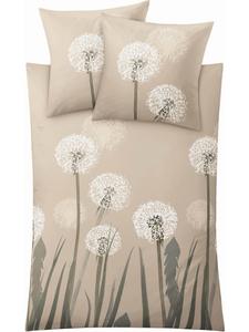 Сатиновое постельное белье Belfiore темно-серого цвета Kleine Wolke, 155 x 220 + 80 x 80 см