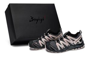 SALOMON Кроссовки для бега XA PRO 3D Low top Unisex черный серый розовый