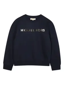 Толстовка с логотипом Michael Kors Kids, синий