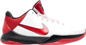 Лимитированные кроссовки Nike Zoom Kobe 5 'Varsity Red', белый