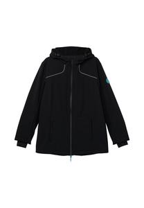 Лыжная куртка со снегозащитой, водонепроницаемая и ветрозащитная sheego, черный