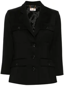 Пиджак с карманами Elisabetta Franchi, черный
