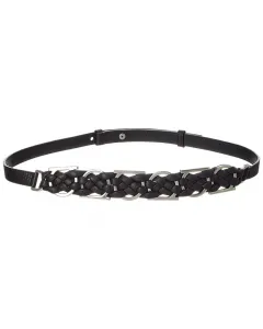 Плетеный кожаный пояс Gancini от Ferragamo Salvatore Ferragamo