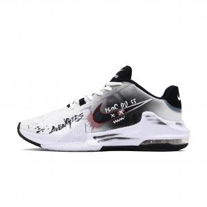 Nike Баскетбольные кроссовки Air Max Impact 4 с амортизацией, износостойкие, дышащие, низкие, мужские, черно-белые