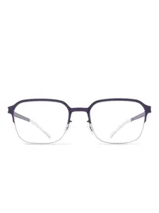 Очки в прямоугольной оправе Mykita, фиолетовый