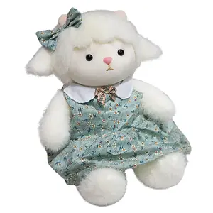 Плюшевая кукла милый ягненок в юбке Cartoon Cute Lamb In A Skirt, высота 40см YUEZHILIAN